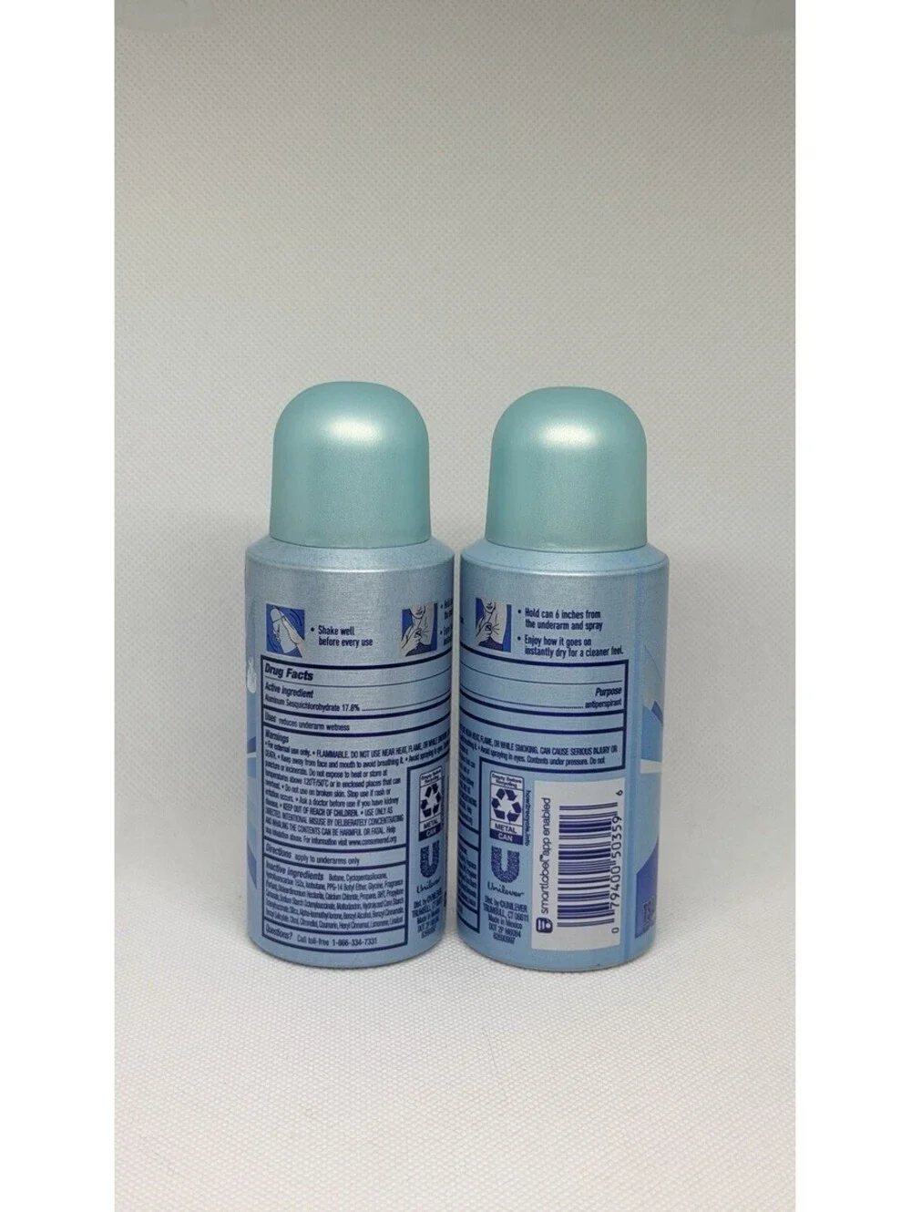 2 Pack Degree Advanced 72h Motion Sense Dry Spray Shower Clean Antiperspirant